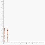 золотые серьги с цирконом  17097543